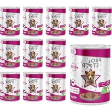 MarkEntegra Yavru Köpek Biftekli Pate, 400 gr x 12 Adet