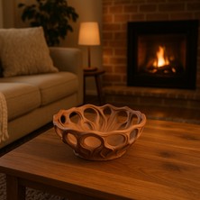 Modela Root Bowl Organik Tasarım Dekoratif Kase | Doğadan Ilham Alan Modern Meyvelik & Masa Üstü Obje