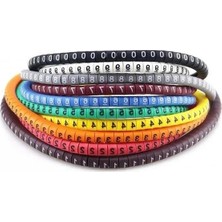 MarkEntegra Renkli Kablo Işaretleyici Kablo Numaratörü 1.5mm