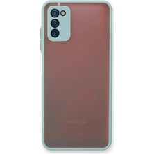 Newface Muratech New  Galaxy A03S Kılıf Montreal Silikon Kapak - Turkuaz