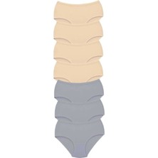 Royaleks Kesgin Market® 7 Adet Tutku Kadın Yüksek Bel Bato Kalın Lastik Külot S8 Teknokesgin