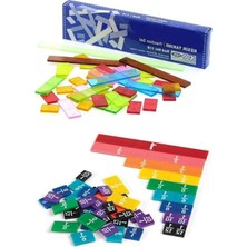 MarkEntegra 39 Parça Kesir Takımı, Plastik Matematik Okul Malzemesi