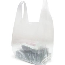 Royaleks Kesgin Market® Şeffaf Atlet Poşet Küçük Boy 24X43 cm 1 Paket Takriben 300 Adet Teknokesgin