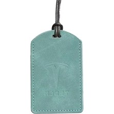 MarkEntegra Yeşil Renk Tesla Anahtarlık ve Kartlık, Uyumlu Tasarım