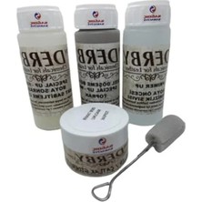 MarkEntegra Koyu Bej Oto Döşeme Boya Seti, Deri Çatlak Giderici Tamir Macunu