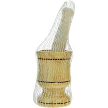 Royaleks Group Kesgin Market® Ahşap Küçük Boy Havan Fileli ROYALEKS-BLS9007 Teknokesgin