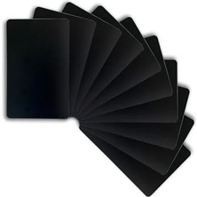 MarkEntegra 10 Adet Siyah Pvc Mat Nfc Kart, NTAG213