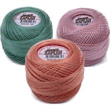 Kesgin Market® 3 Adet Kaplan Etamin ve Kanaviçe Ipi 8 No Kod/renk: 109 - 202 - 922 - Ryl Teknoke