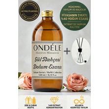 Ondéle Gül Bahçesi Oda Kokusu Yedek Dolum Esansı 500ML - %40 Konsantre - Şişe & Bambu Hediyeli