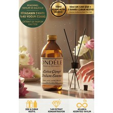 Ondéle Lotus Oda Kokusu Yedek Dolum Esansı 250ML - %40 Konsantre - Şişe & Bambu Hediyeli