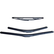 MarkEntegra Ön ve Arka Cam Silecek Takımı, Dacia Duster 2014-2016 Uyumlu