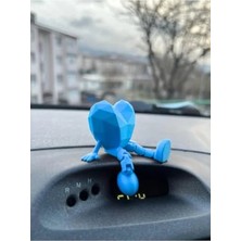 MarkEntegra Kalp Araç Içi Torpido Süsü, Hareketli Eklemli, Sevimli Dekoratif Figür