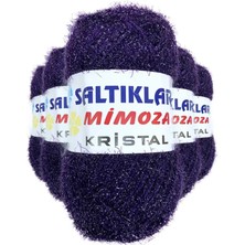 Saltıklar Kesgin Market® 5 Adet Mimoza Kristal Işıltılı Şal Patik Yelek Ipi 109 Teknokesgin