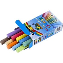 MarkEntegra Renkli 10'lu Tozsuz Tebeşir Seti, NC-4111 Modeli