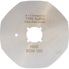 B+S Suprena Yuvarlak Kumaş Kesim Motor Yüksek Karbonlu 8 Köşe Bıçak / R1515(8) Hss