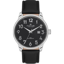 Nacar Hakiki Deri Erkek Kol Saati NC21-297170