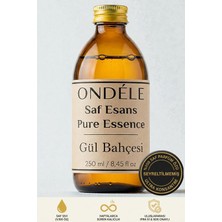Ondéle %100 Saf Gül Bahçesi Esansı 250ML | Seyreltilmemiş Ultra Konsantre Parfüm Özü (Esansiyel Yağ Değildir)