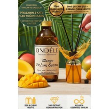 Ondéle Mango Oda Kokusu Yedek Dolum Esansı 250ML - %40 Konsantre - Şişe & Bambu Hediyeli