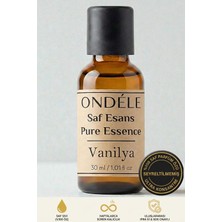 Ondéle %100 Saf Vanilya Esansı Esansı 30ML | Seyreltilmemiş Ultra Konsantre Parfüm Özü (Esansiyel Yağ Değildir)