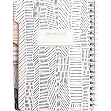 MarkEntegra Büyük Sekmeli Defter - Esnek Ciltsiz Kapak, Çok Renkli