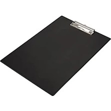MarkEntegra Kapaksız A5 Küçük Boy Pvc Dosya, 17,5X24 Cm, Siyah