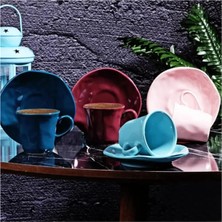 Royaleks Group Kesgin Market® Lüks 6'lı Kahve Fincanı ROYALEKS-82771 Teknokesgin