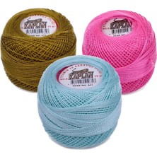 Kesgin Market® 3 Adet Kaplan Etamin ve Kanaviçe Ipi 8 No Kod/renk: 470 - 111 - 941 - Ryl Teknoke