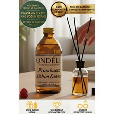 Ondéle Frambuaz Oda Kokusu Yedek Dolum Esansı 250ML - %40 Konsantre - Şişe & Bambu Hediyeli