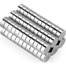 MarkEntegra Yuvarlak Neodyum Mıknatıs Seti, 100 Adet, 7x2 mm