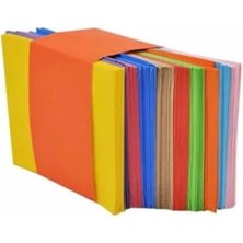 MarkEntegra Canlı Renkli Mini Zarflar, 100 Adet, 7x9 cm Boyutunda