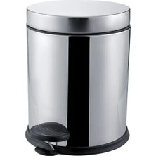 Royaleks Group Kesgin Market® Paslanmaz Lüks Pedallı Çöp Kovası 3 Lt ROYALEKS-56345 Teknokesgin