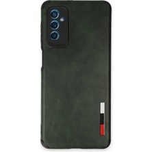 Newface Muratech New  Galaxy M52 5g Kılıf Loop Deri Silikon - Yeşil