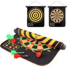 MarkEntegra Manyetik T Tahtası Mıknatıslı 6 Ok  Boy Çift Yönlü Hedef Oyunu Tboard Duvara Zarar Vermeyen Oyun Seti