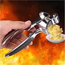 Royaleks Kesgin Market® Lüks Metal Sarımsak Zencefil Ezici Teknokesgin