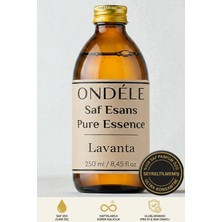 Ondéle %100 Saf Lavanta Esansı 250ML | Seyreltilmemiş Ultra Konsantre Parfüm Özü (Esansiyel Yağ Değildir)