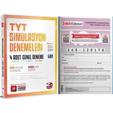 3D Yayınları 3D Tyt 4 Lü Simülasyon ve Sınav Deneme Seti 2 Kitap