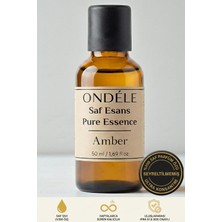 Ondéle %100 Saf Amber Esansı 50ML | Seyreltilmemiş Ultra Konsantre Parfüm Özü (Esansiyel Yağ Değildir)