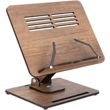 MarkEntegra Yükseklik Ayarlanabilir Katlanabilir Laptop Standı, 360º Dönebilir Tasarım