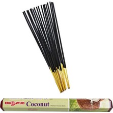 EbuDavud Kesgin Market® Hindistan Cevizi Kokusu Tütsü 20 Çubuklu Paket Coconut Teknokesgin