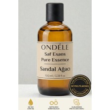 Ondéle %100 Saf Sandal Ağacı Esansı Esansı 100ML | Seyreltilmemiş Ultra Konsantre Parfüm Özü (Esansiyel Yağ Değildir)