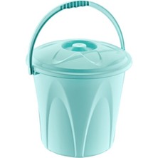 PremiumPort 10 Lt Plastik Su Kovası, Renkli, Hafif ve Dayanıklı, Pratik Kullanım