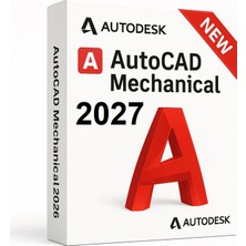 Autodesk Autocad Mechanical 2027 (Windows) - 1 Pc 1 Yıl Serial Kod (Full Sürüm)
