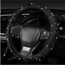 MarkEntegra Efeaks Full Siyah Taşlı Direksiyon Kılıfı Siyah