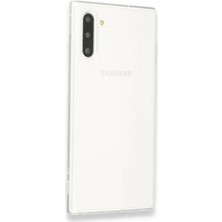 Newface Muratech New  Galaxy Note 10 Kılıf Lüx Şeffaf Silikon