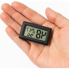 MarkEntegra Dijital LCD Nem ve Sıcaklık Ölçer, Mini Termometre