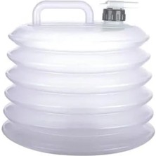 MarkEntegra 10 Litre Kapasiteye Sahip Katlanabilir Musluklu Su Bidonu, Piknik ve Kamp Için