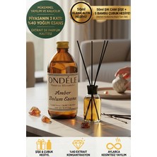 Ondéle Amber Oda Kokusu Yedek Dolum Esansı 250ML - %40 Konsantre - Şişe & Bambu Hediyeli