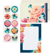 MarkEntegra Çiçekli Masa Düzenleyici Kırtasiye Seti Tam Set