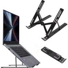 MarkEntegra Taşınabilir Laptop Standı, Metal ve Kaymaz Tasarım, Uyumlu