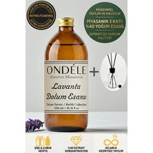 Ondéle Lavanta Oda Kokusu Yedek Dolum Esansı 500ML - %40 Konsantre - Şişe & Bambu Hediyeli